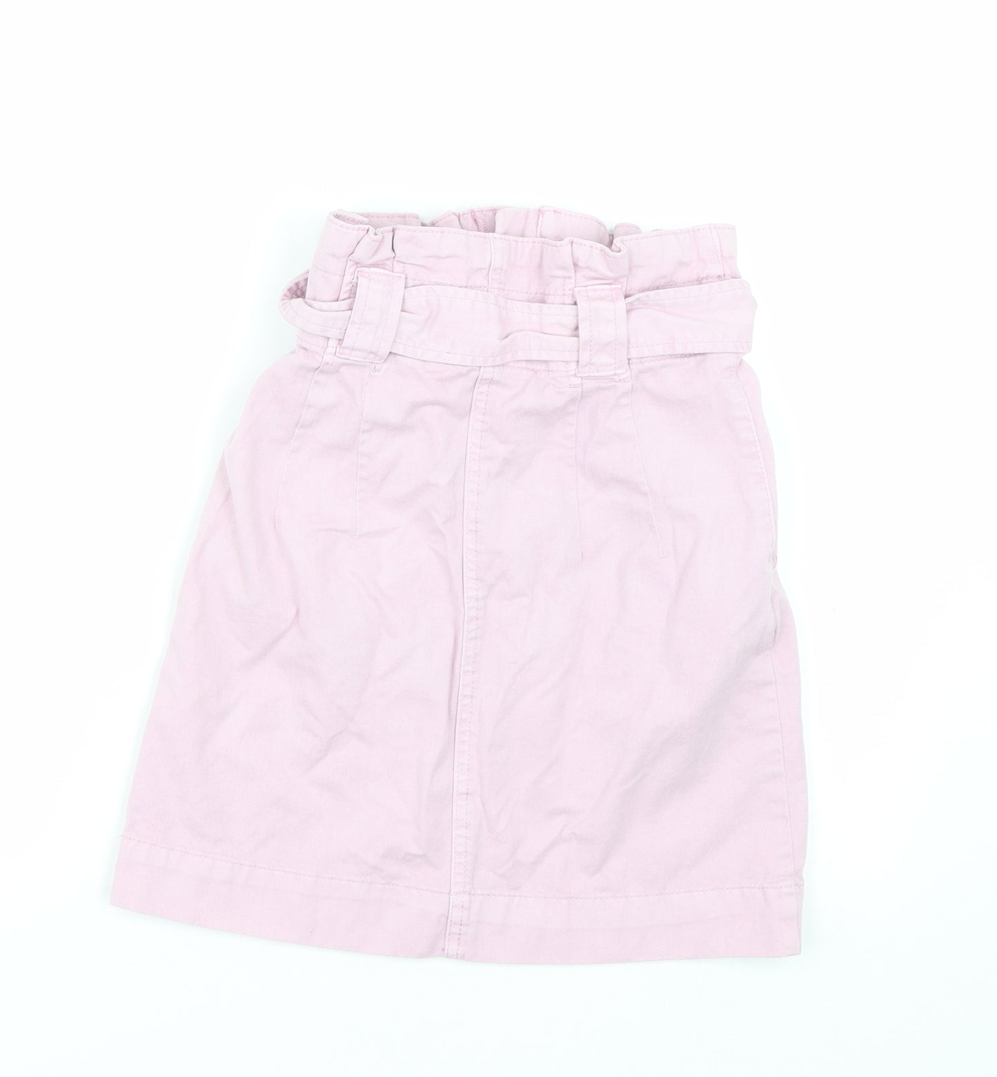 H&M Womens Pink  Denim Mini Skirt Size 28 in