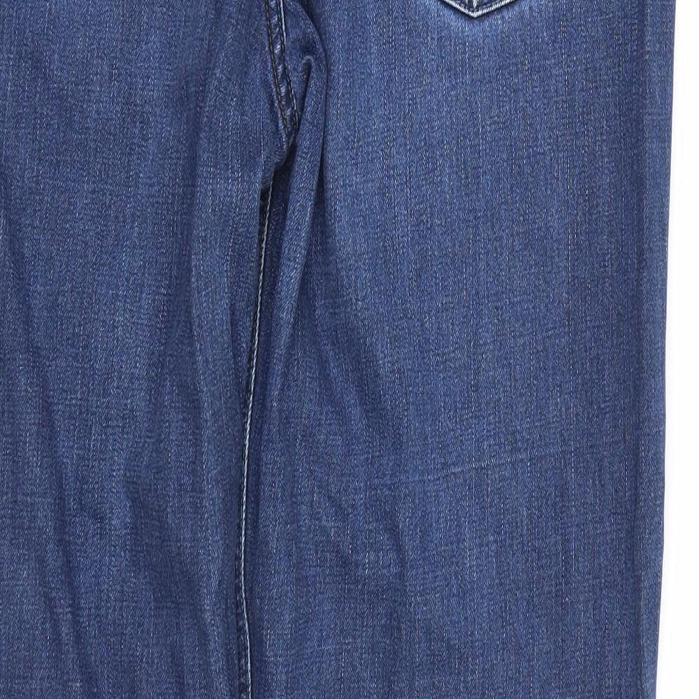 HUGO BOSS Mens Blue  Denim Straight Jeans Size 38 L29 in
