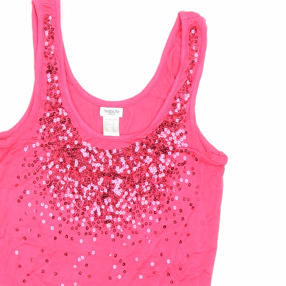 Redoute Womens Pink   Basic Tank Size 10