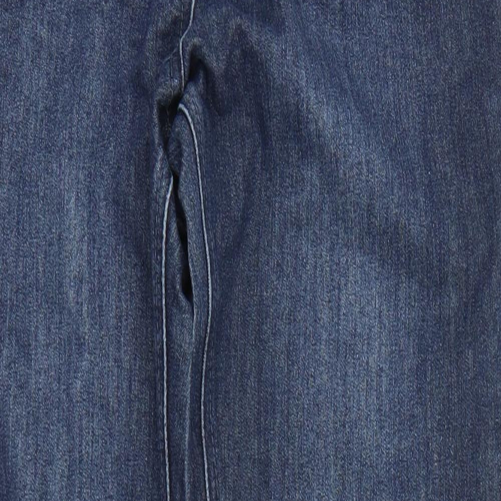 George Womens Blue  Denim Straight Jeans Size 14 L28 in