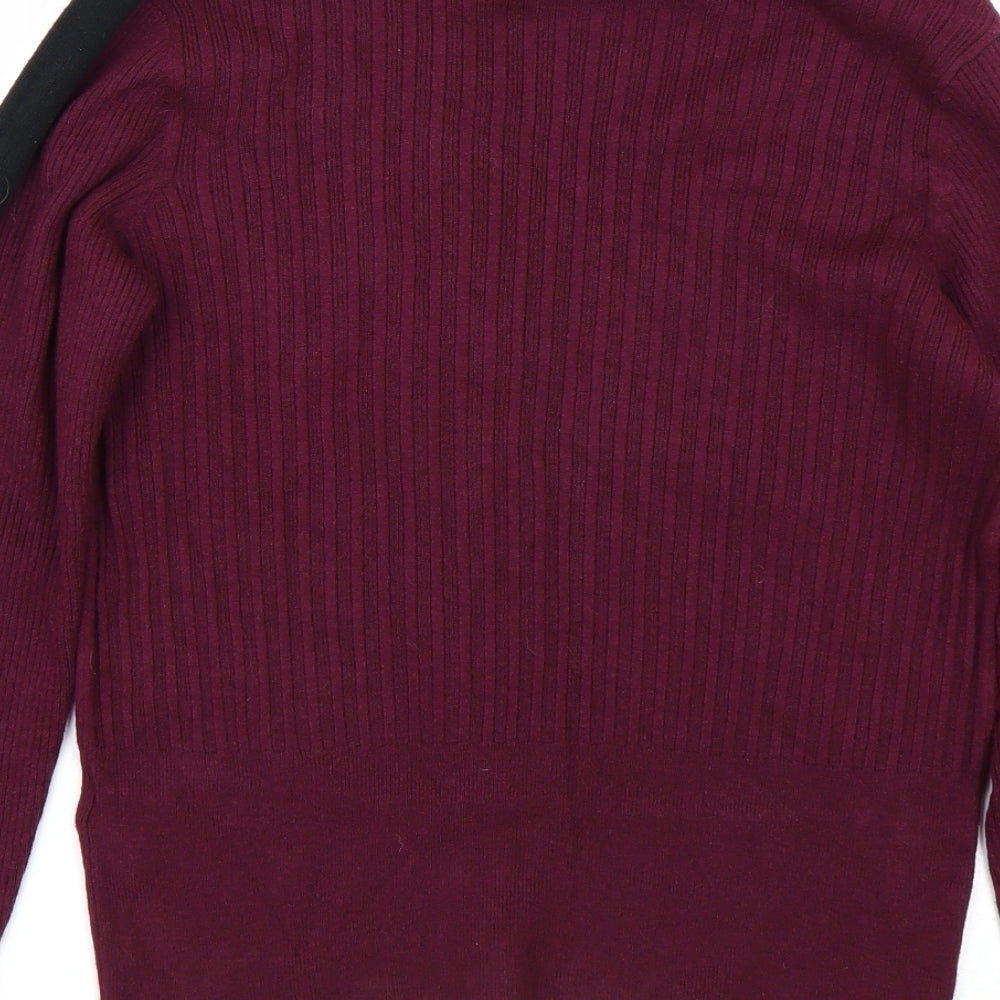 M&S Womens Purple   Pullover Jumper Size 16