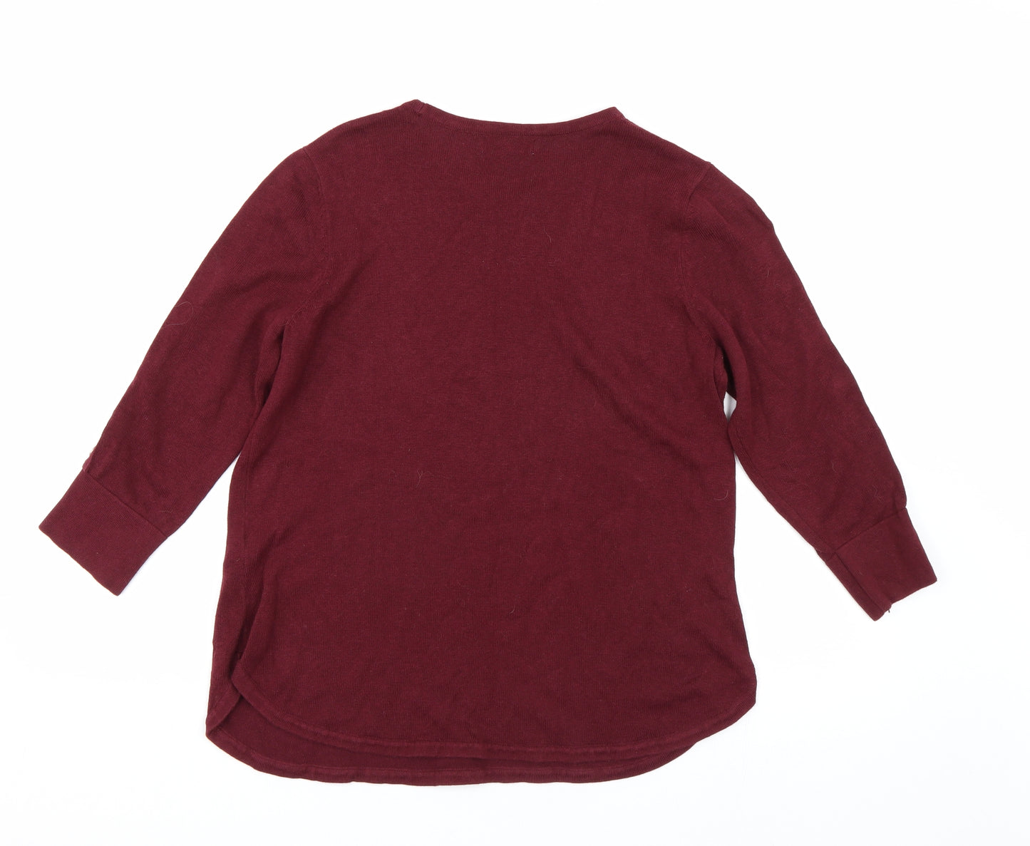 Monsoon Womens Red   Pullover Jumper Size M