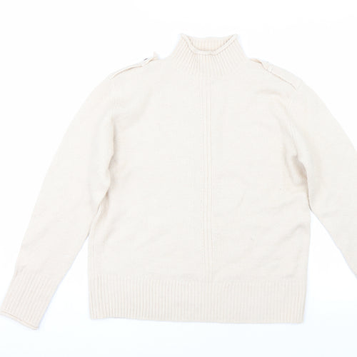 Warehouse Womens Beige   Pullover Jumper Size 10