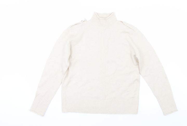 Warehouse Womens Beige   Pullover Jumper Size 10