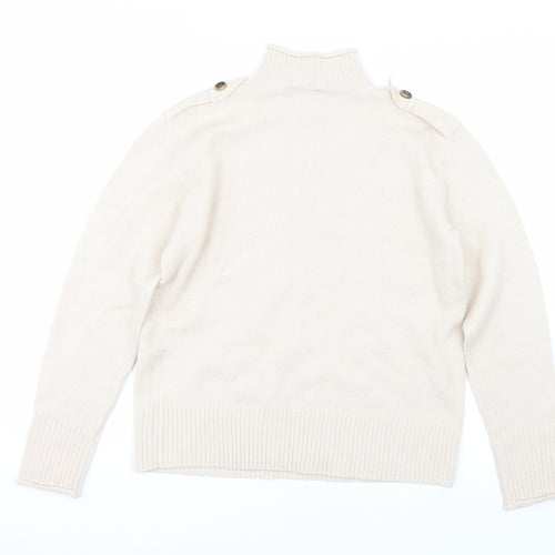 Warehouse Womens Beige   Pullover Jumper Size 10