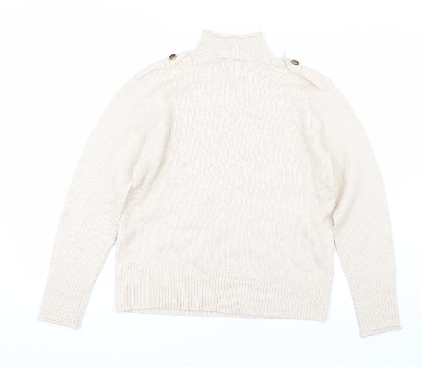Warehouse Womens Beige   Pullover Jumper Size 10