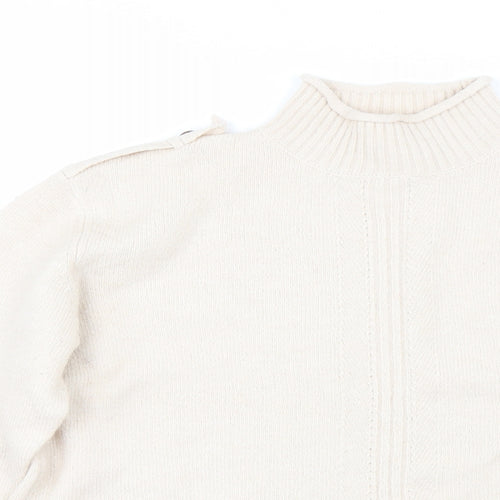 Warehouse Womens Beige   Pullover Jumper Size 10