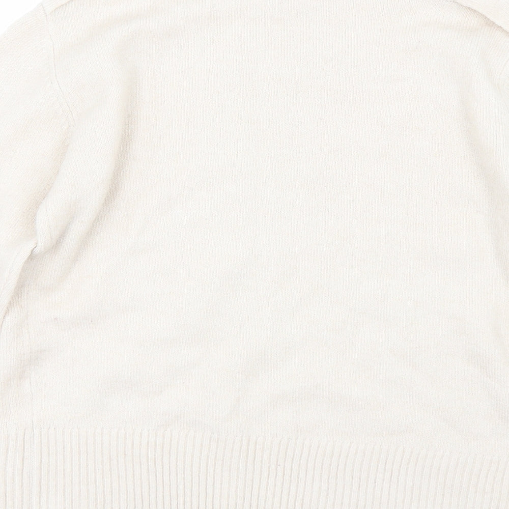 Warehouse Womens Beige   Pullover Jumper Size 10