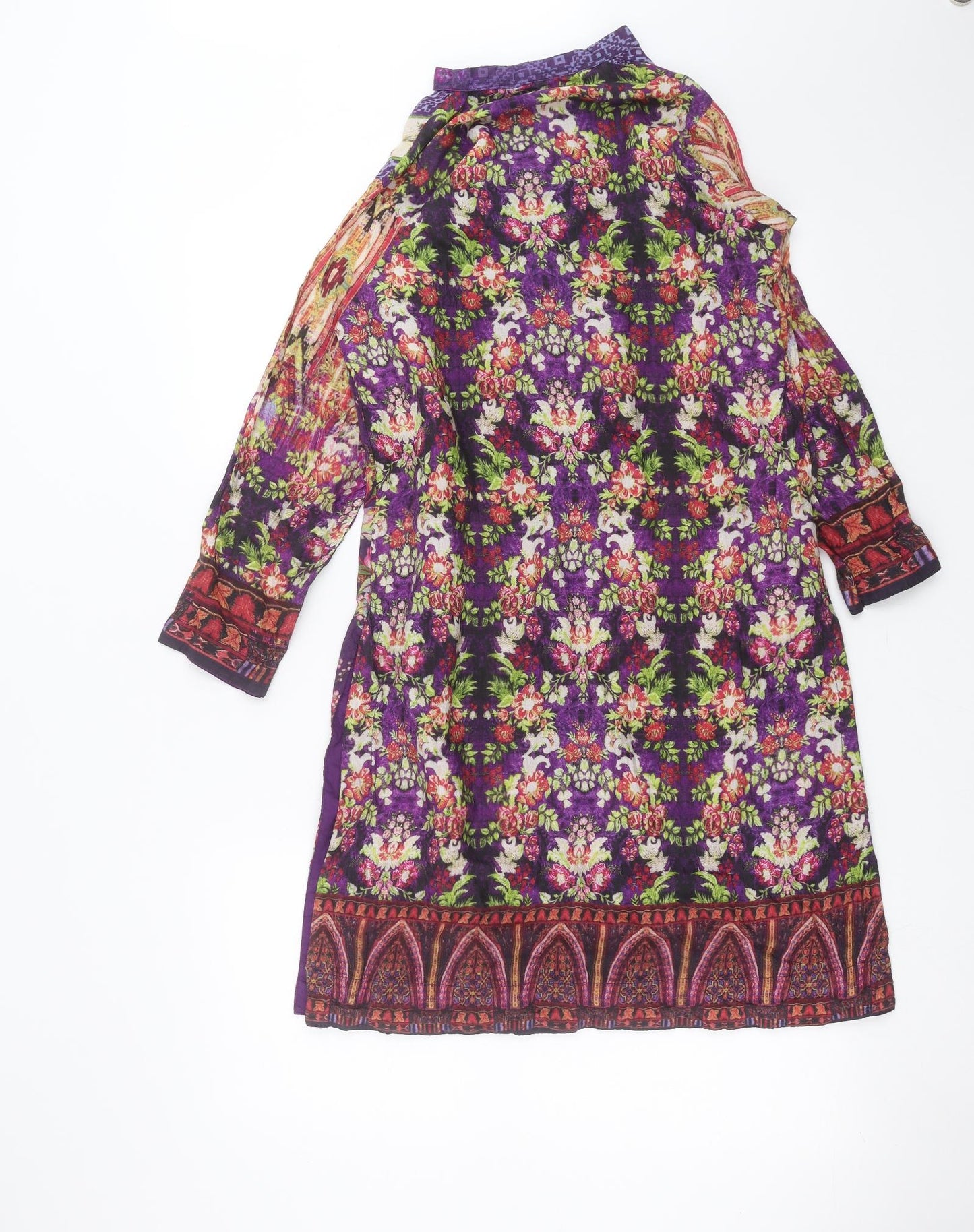 Cuckoo Womens Multicoloured Floral  Shift  Size S