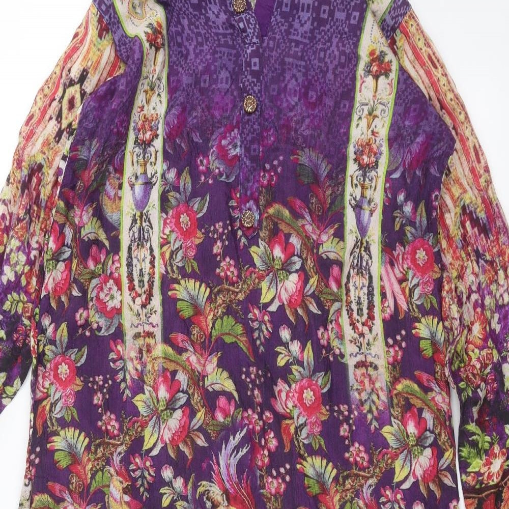 Cuckoo Womens Multicoloured Floral  Shift  Size S