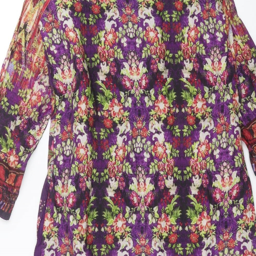 Cuckoo Womens Multicoloured Floral  Shift  Size S