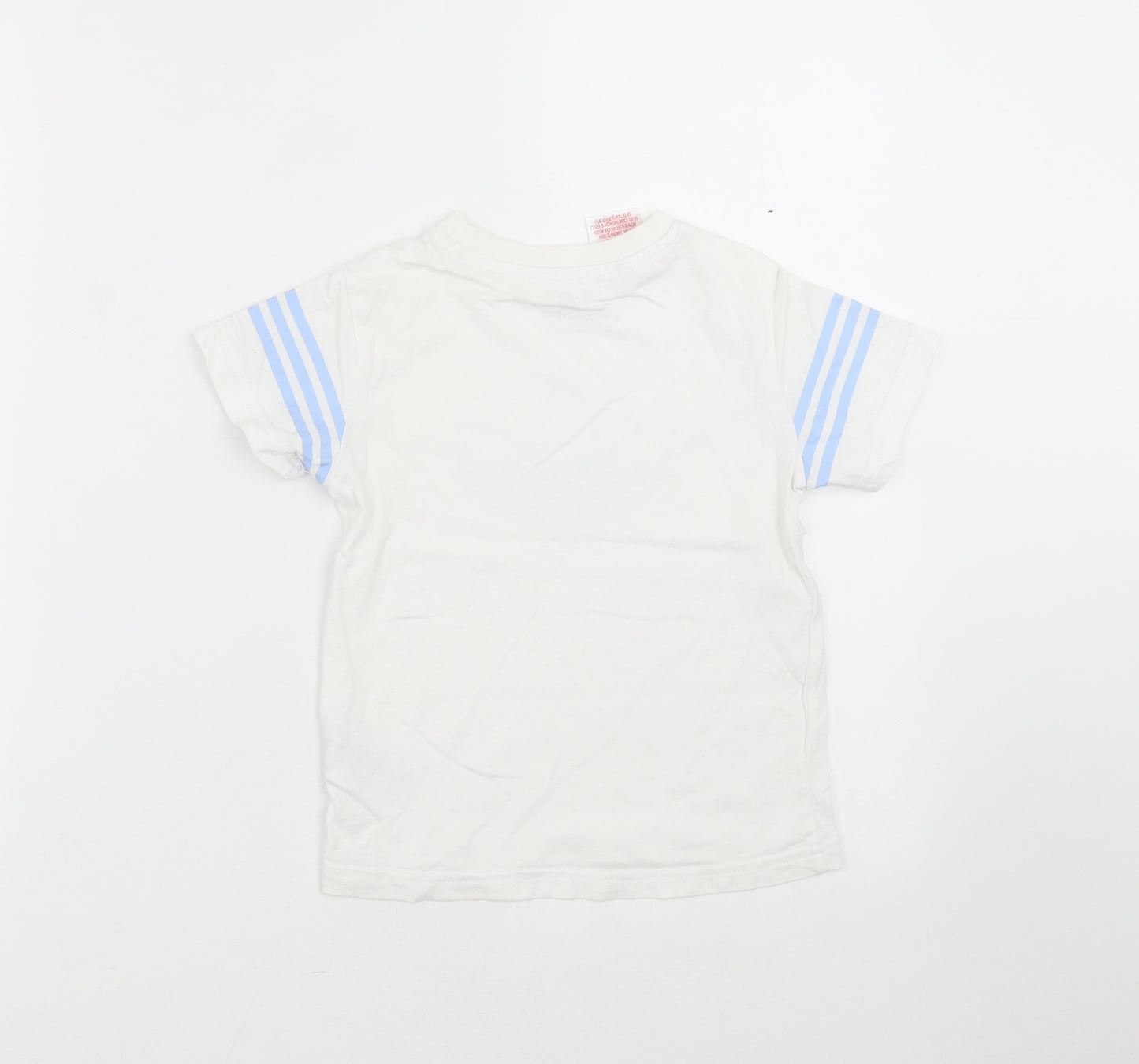 adidas Boys White   Basic T-Shirt Size 3-4 Years