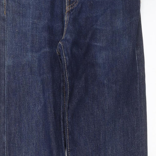 LEVIS Mens Blue  Denim Straight Jeans Size 30 in L32 in - levi 751