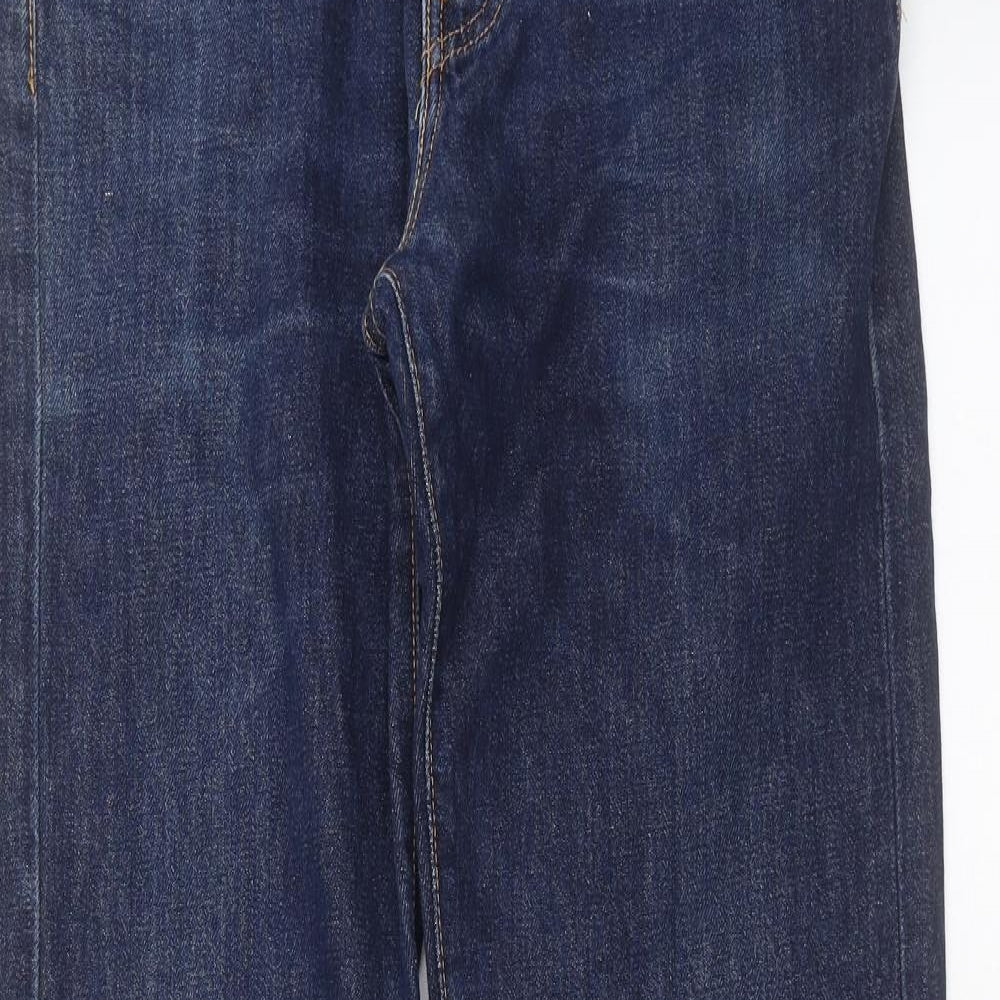 LEVIS Mens Blue  Denim Straight Jeans Size 30 in L32 in - levi 751