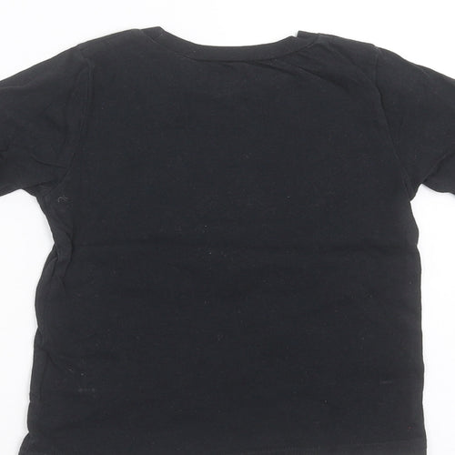 Genuine Merchandise Boys Black   Basic T-Shirt Size 3 Years