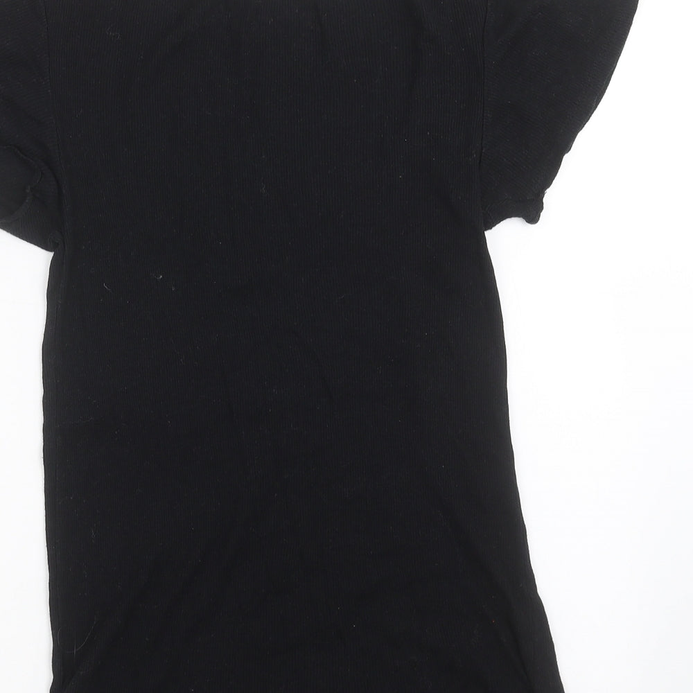 secret possessions Womens Black Solid  Top Pyjama Top Size 12