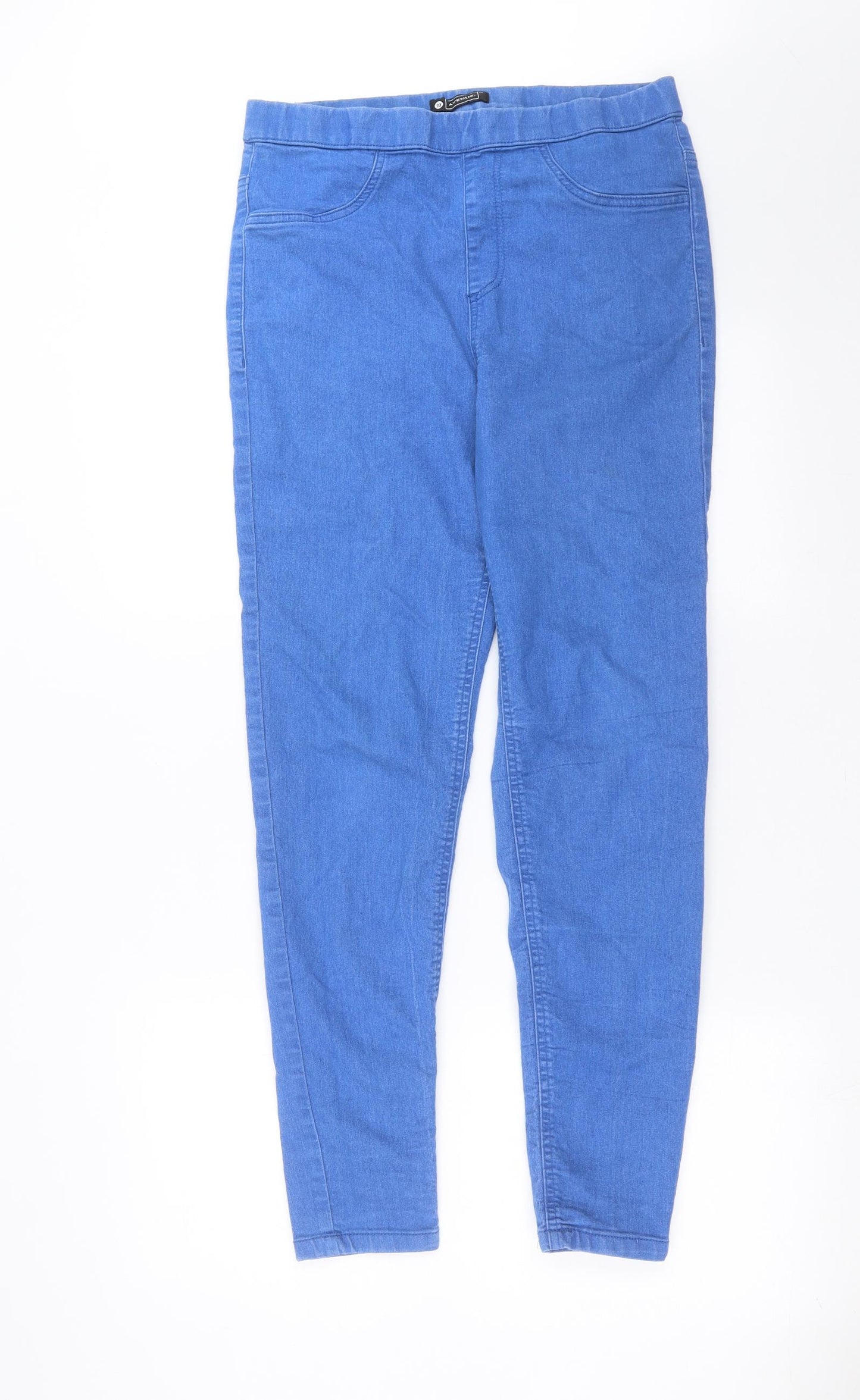 Avenue Womens Blue  Denim Jegging Jeans Size 18 L28 in