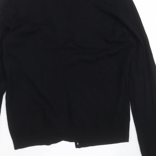 George Girls Black  Knit Cardigan Jumper Size L  - 17-18 years