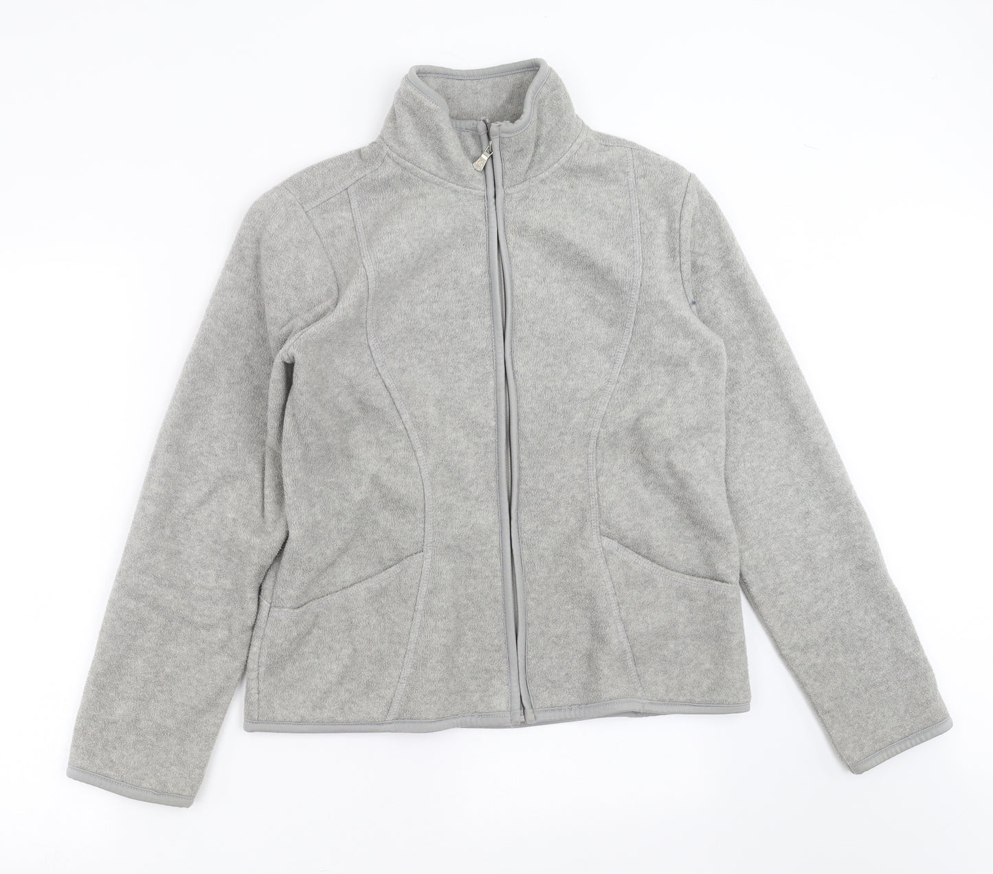 BC Clothing Womens Grey   Full Zip Jumper Size M