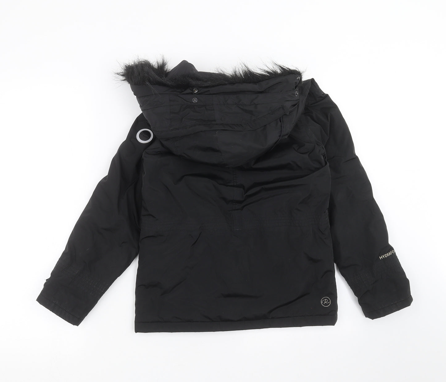 Regatta Girls Black   Parka Coat Size 9-10 Years