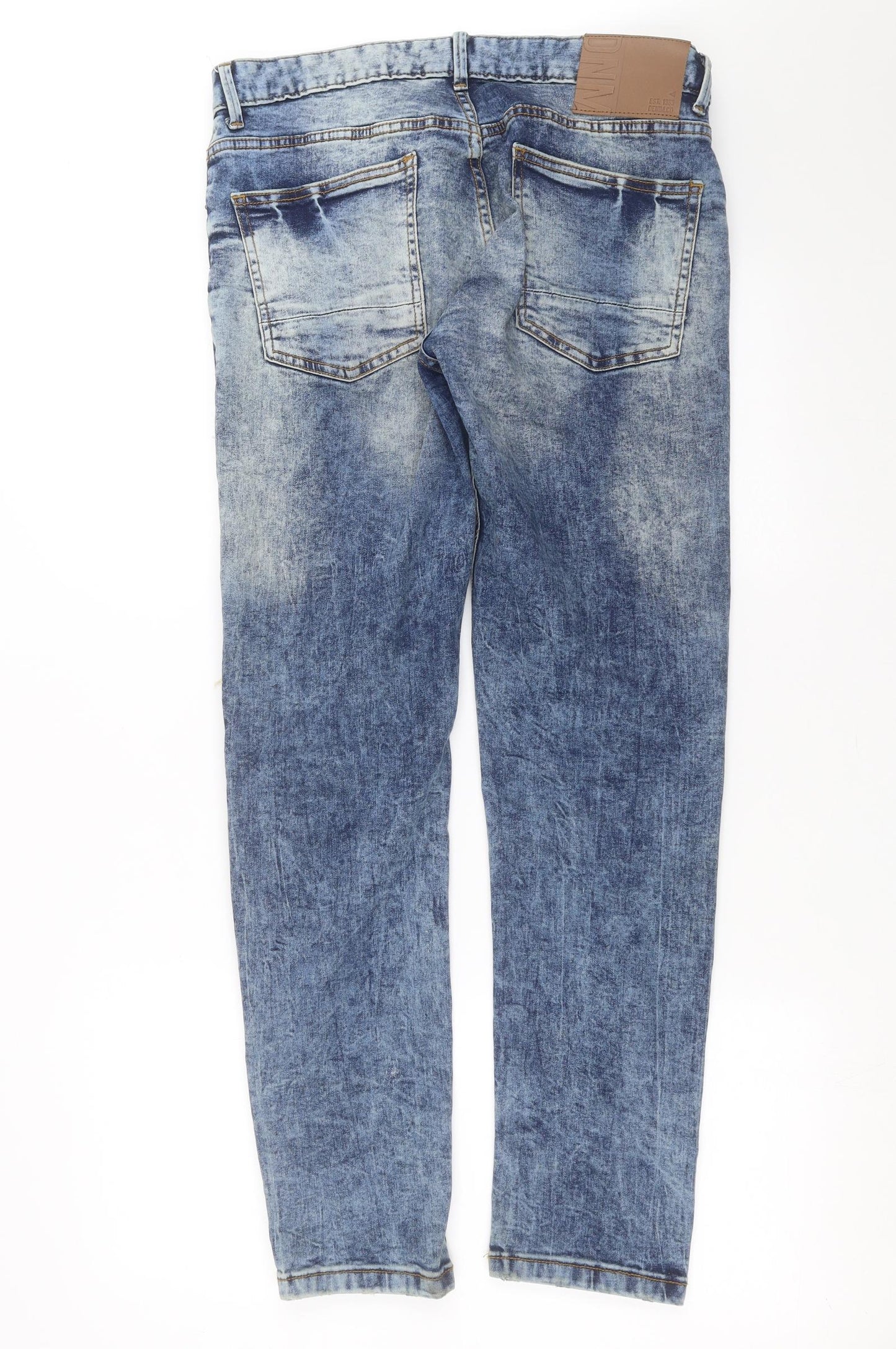 Primark Mens Blue  Denim Skinny Jeans Size 32 in L29 in