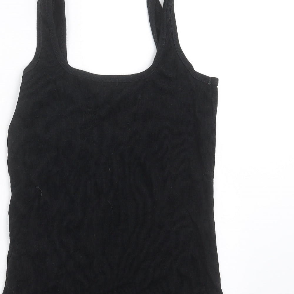 River Island Womens Black   Basic Tank Size 12