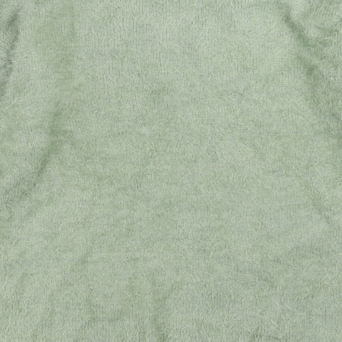 BELOVED Womens Green  Knit Pullover Jumper Size XL