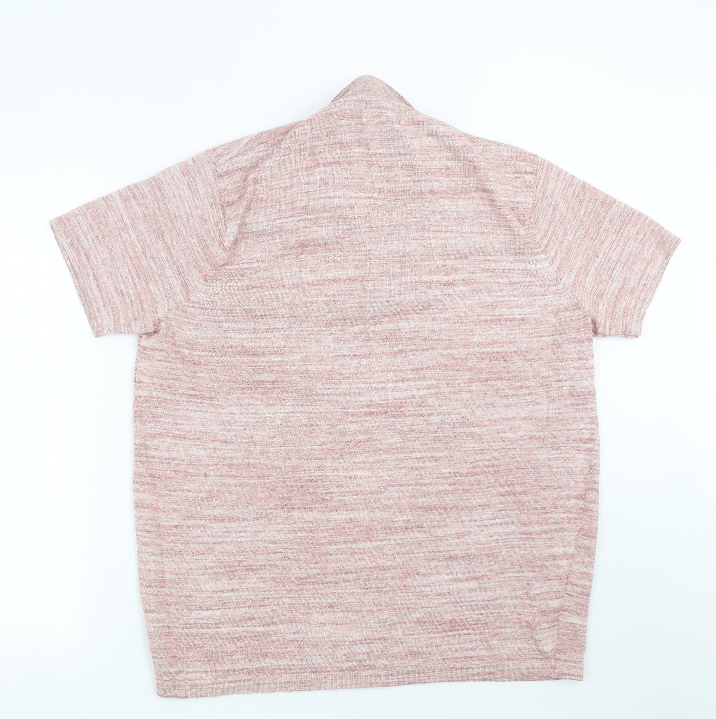 George Mens Pink  Knit  Polo Size XL