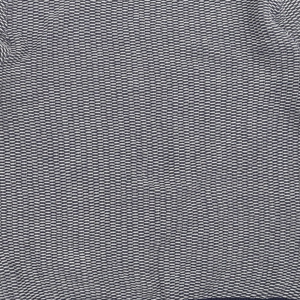 Selected Homme Mens Blue Geometric Knit Pullover Jumper Size XL