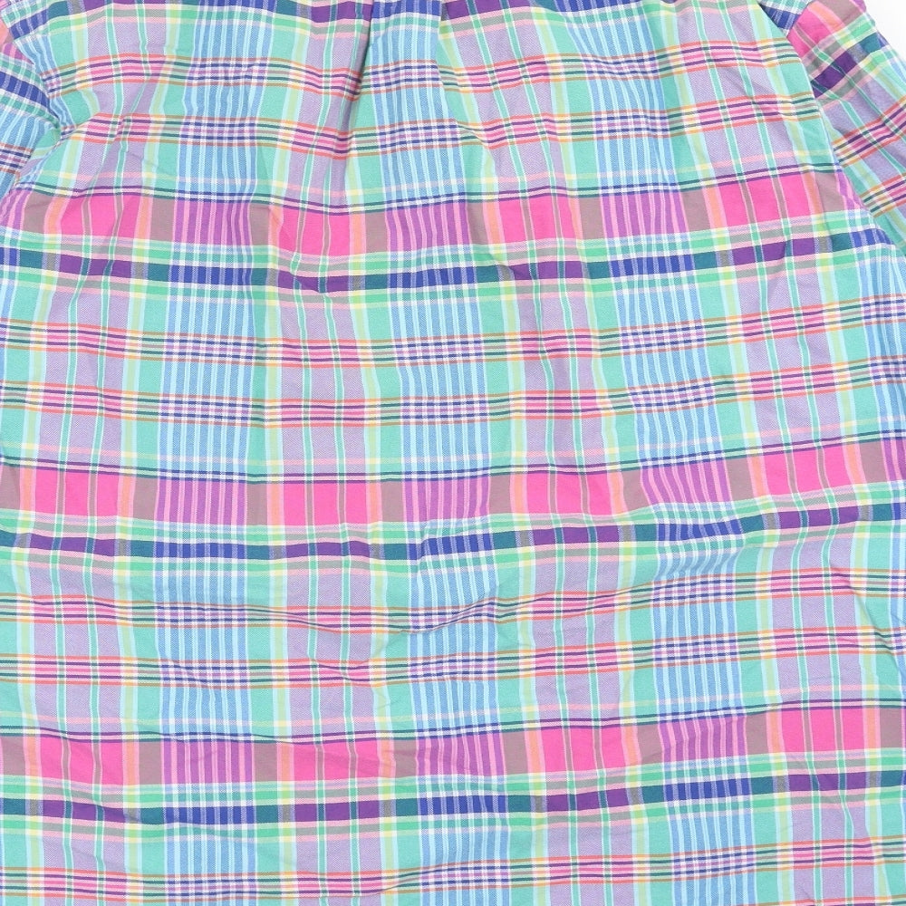 Ralph Lauren Mens Multicoloured Plaid   Button-Up Size L