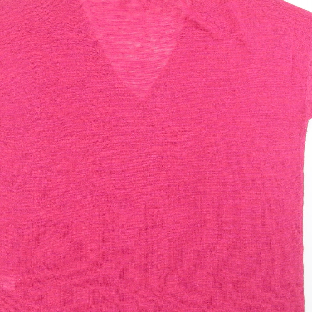 NEXT Womens Purple  Knit Pullover Jumper Size 12  - studded
