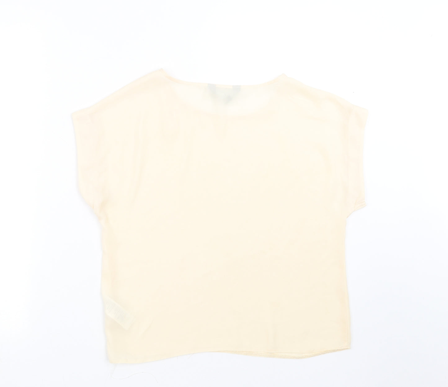 New Look Womens Beige   Basic Blouse Size 10