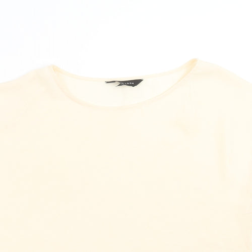New Look Womens Beige   Basic Blouse Size 10