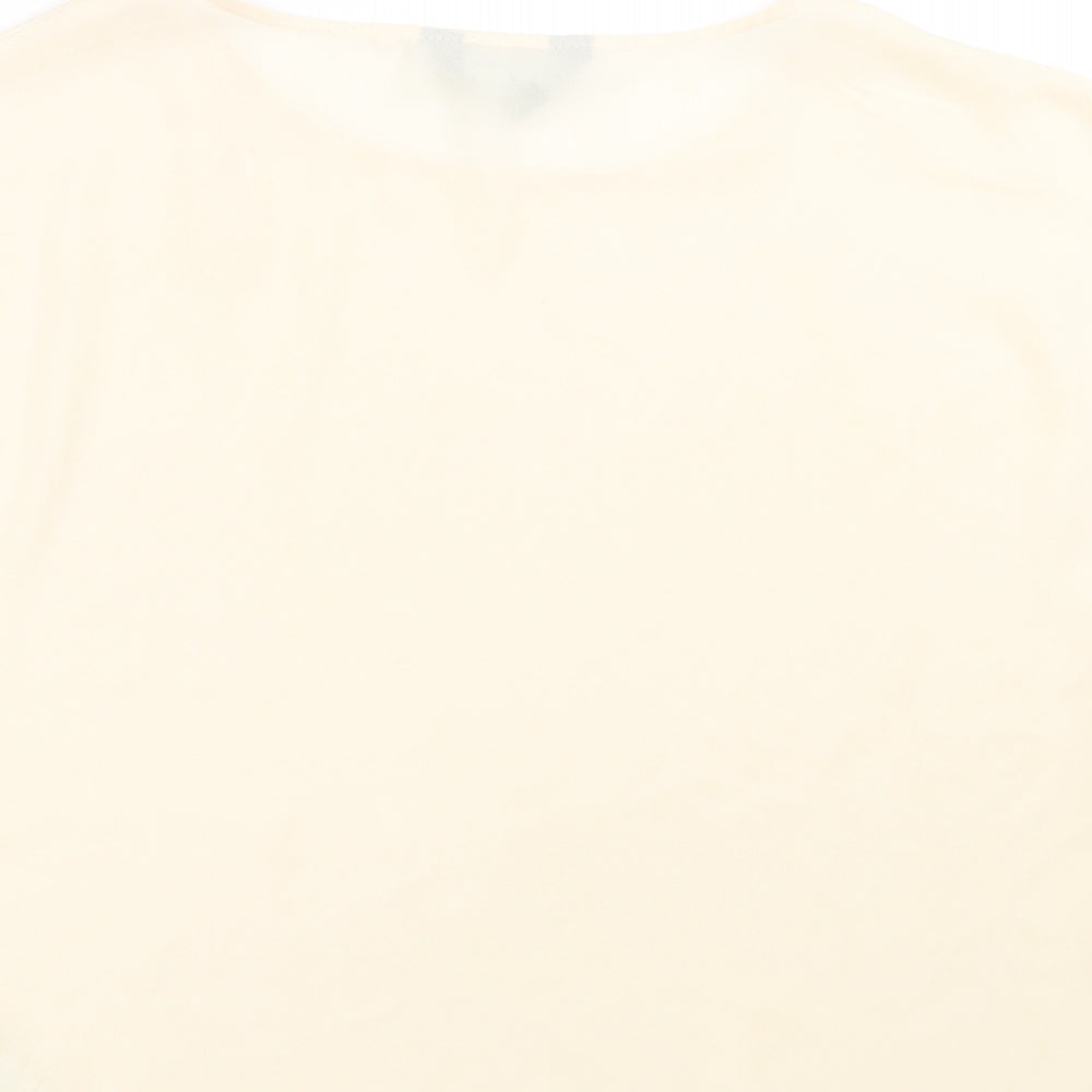New Look Womens Beige   Basic Blouse Size 10