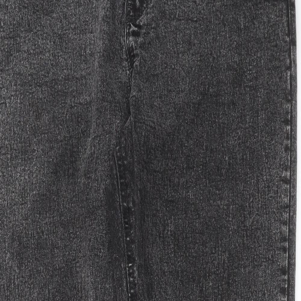 Pep&Co Womens Grey  Denim Skinny Jeans Size 14 L31 in