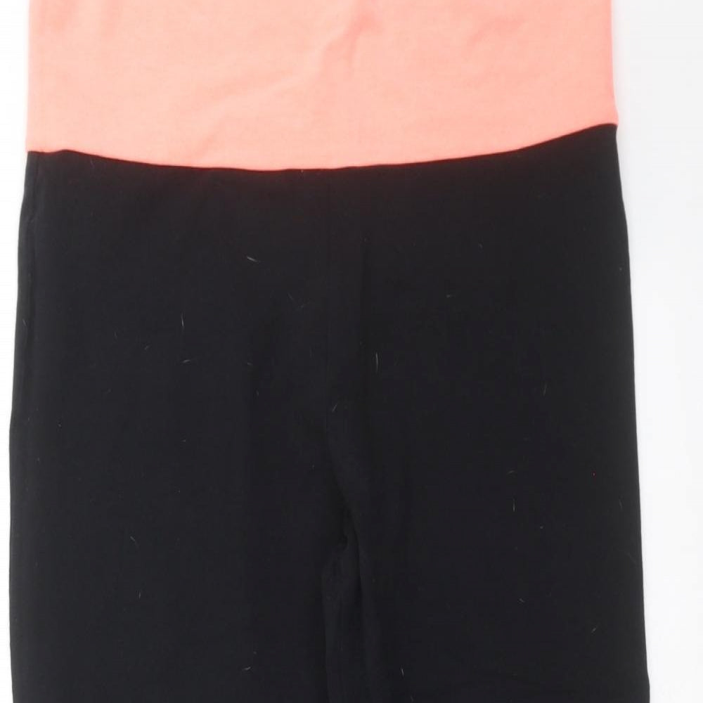 George Womens Black   Cropped Leggings Size 16 L21 in