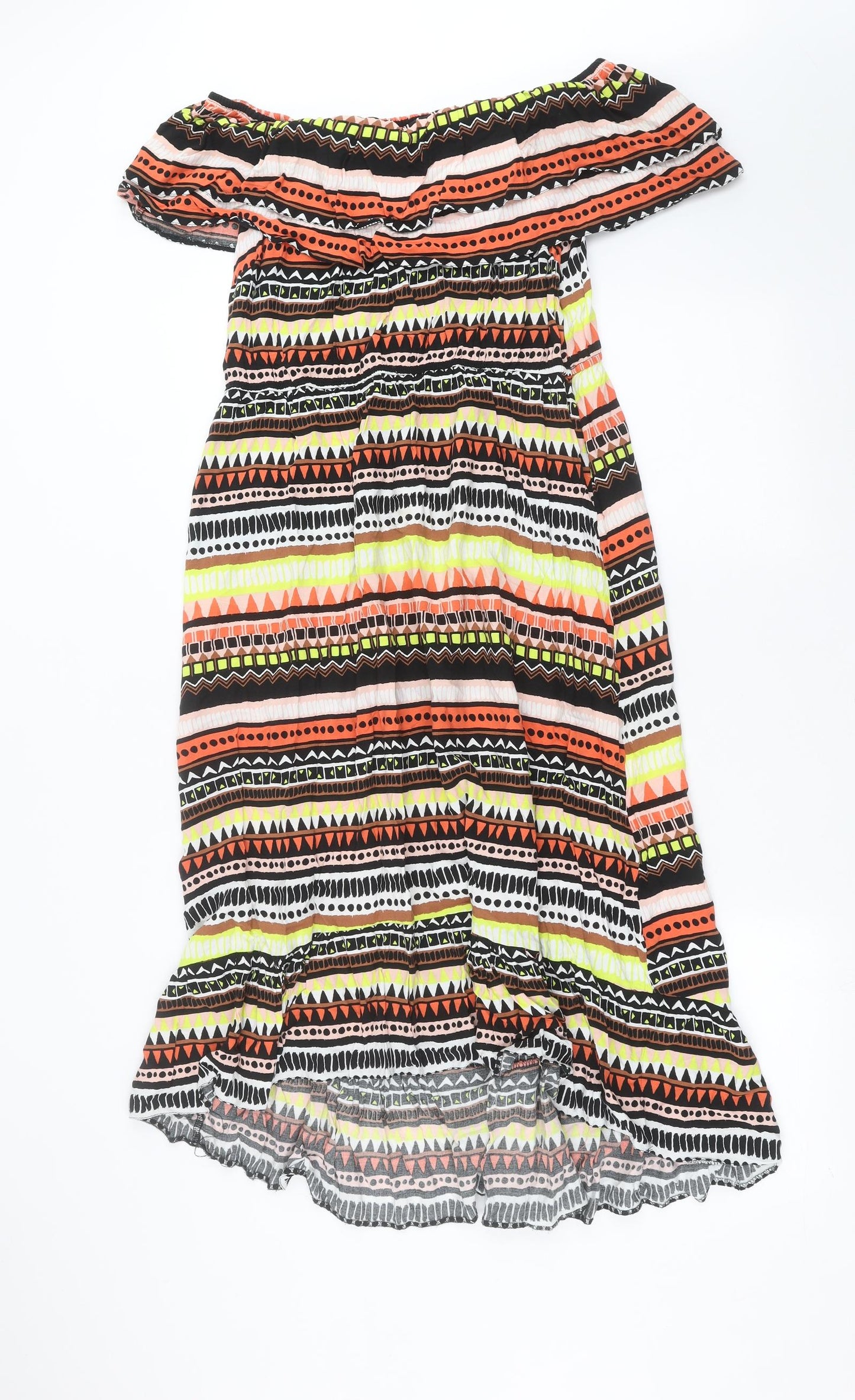 George Womens Multicoloured Geometric  A-Line  Size 16