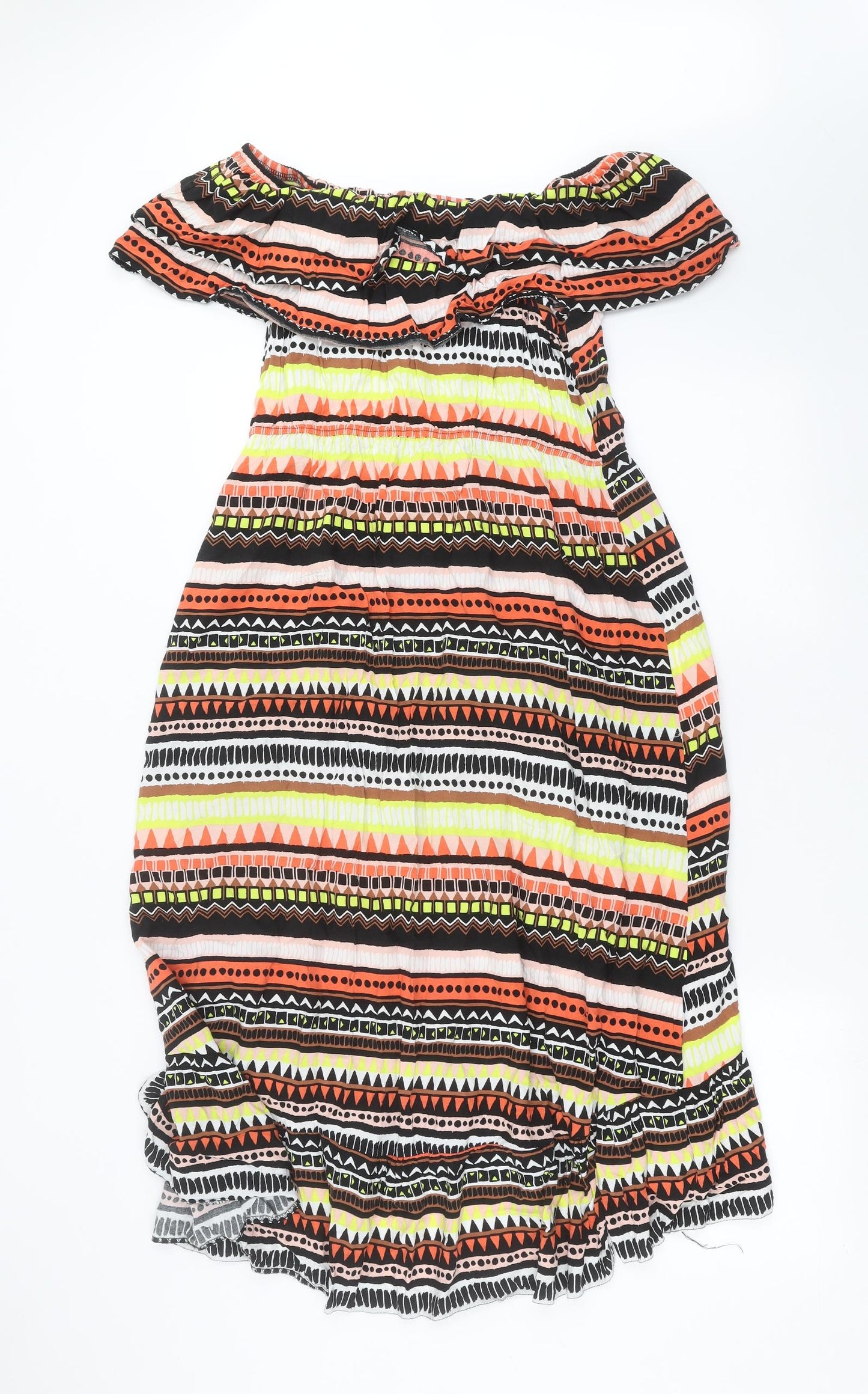 George Womens Multicoloured Geometric  A-Line  Size 16