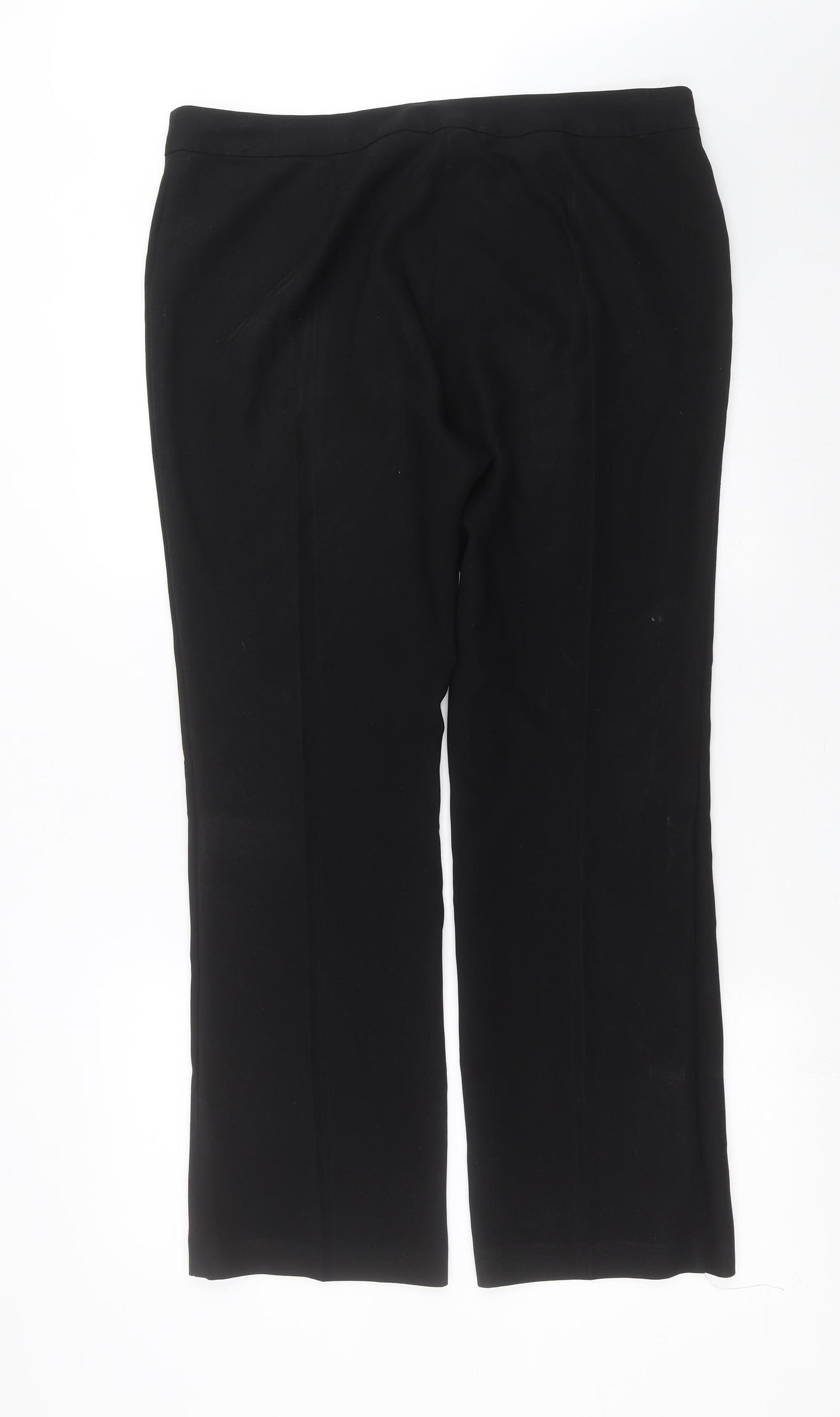 Papaya Womens Black   Trousers  Size 14 L28 in