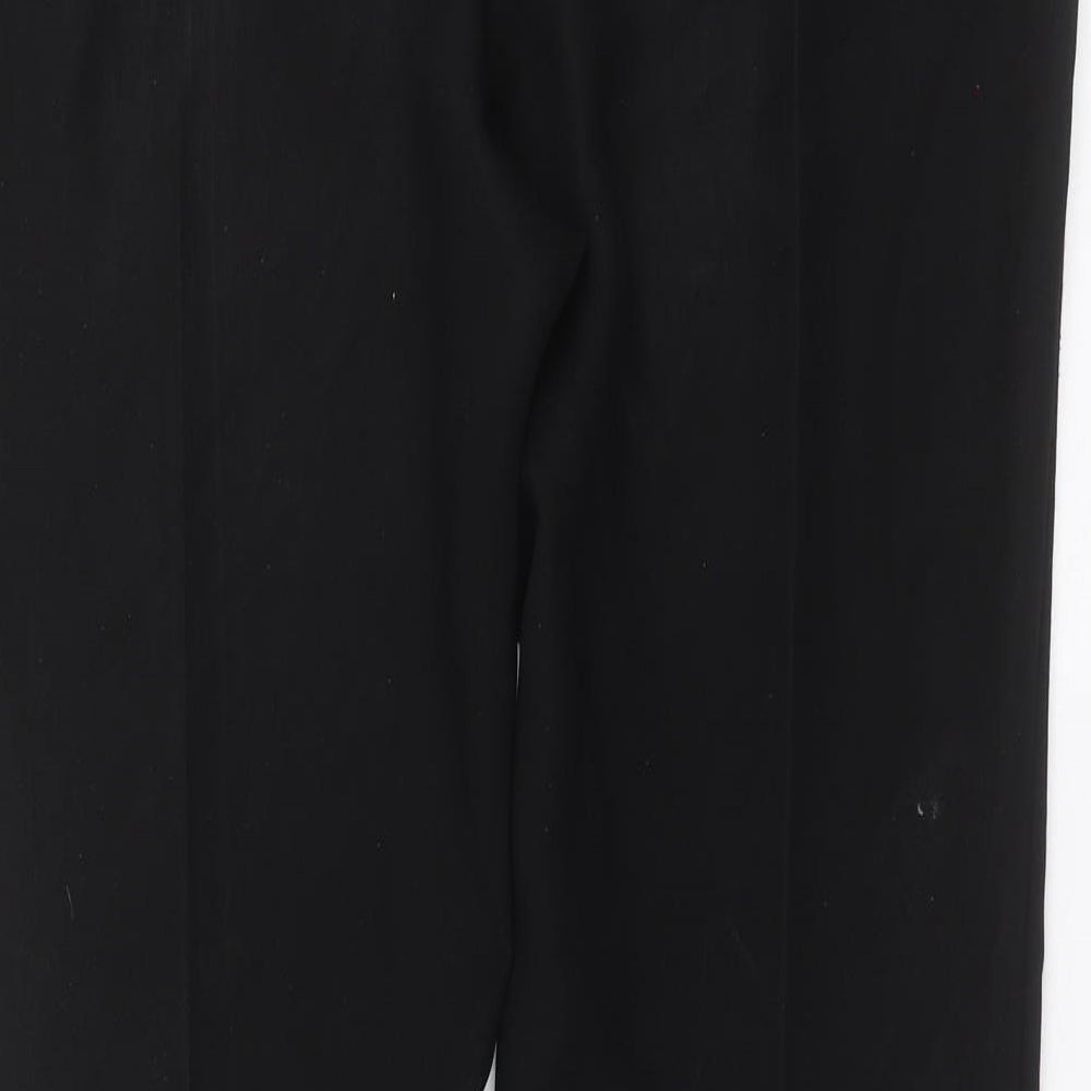 Papaya Womens Black   Trousers  Size 14 L28 in