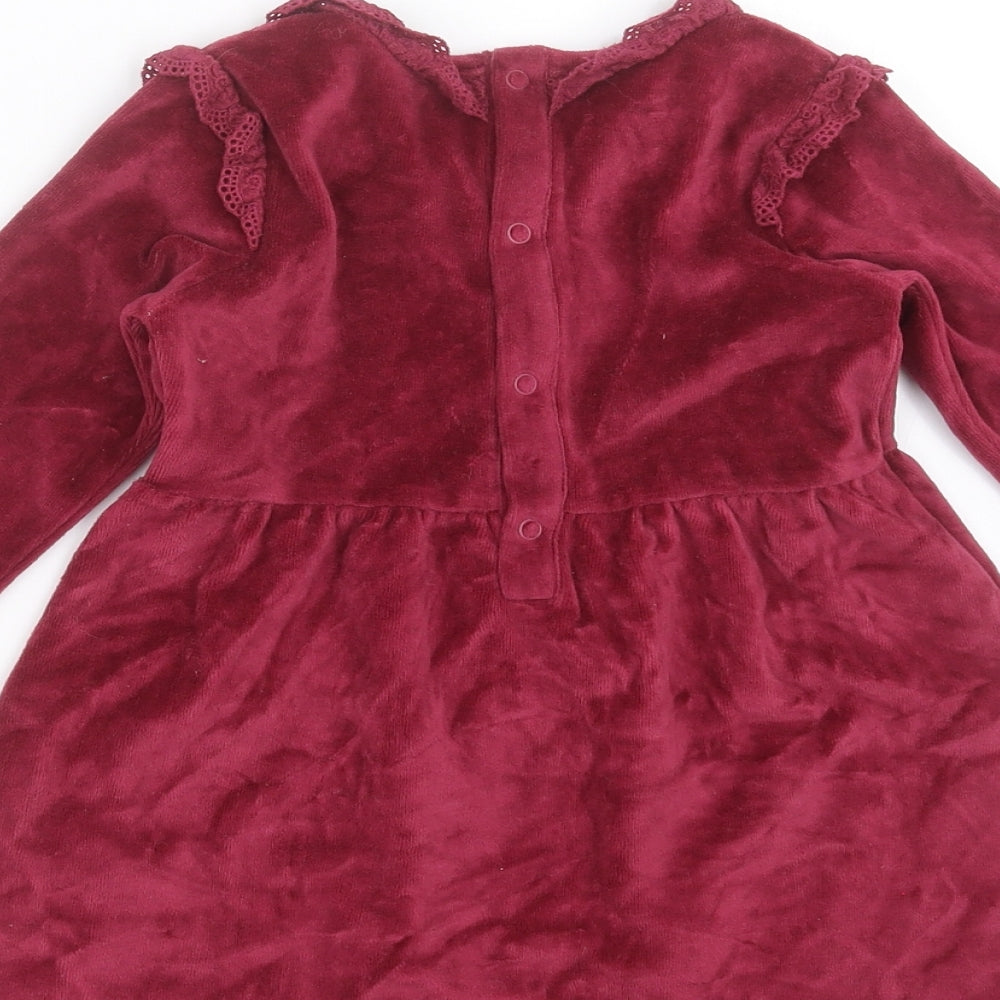 Matalan Girls Purple   A-Line  Size 12-18 Months