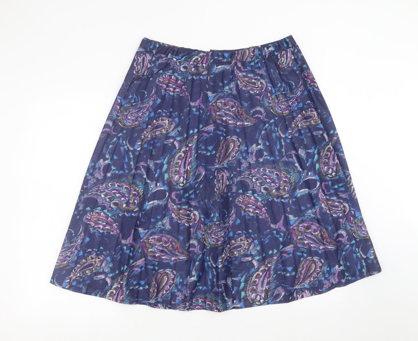 sartor Womens Black Paisley  A-Line Skirt Size 20