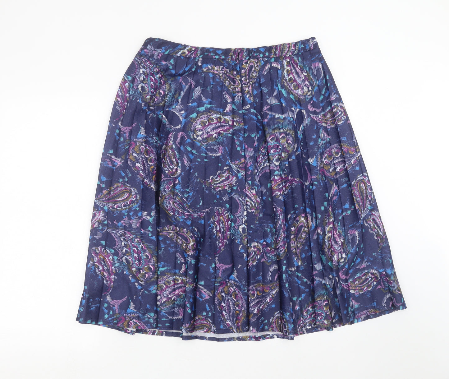 sartor Womens Black Paisley  A-Line Skirt Size 20