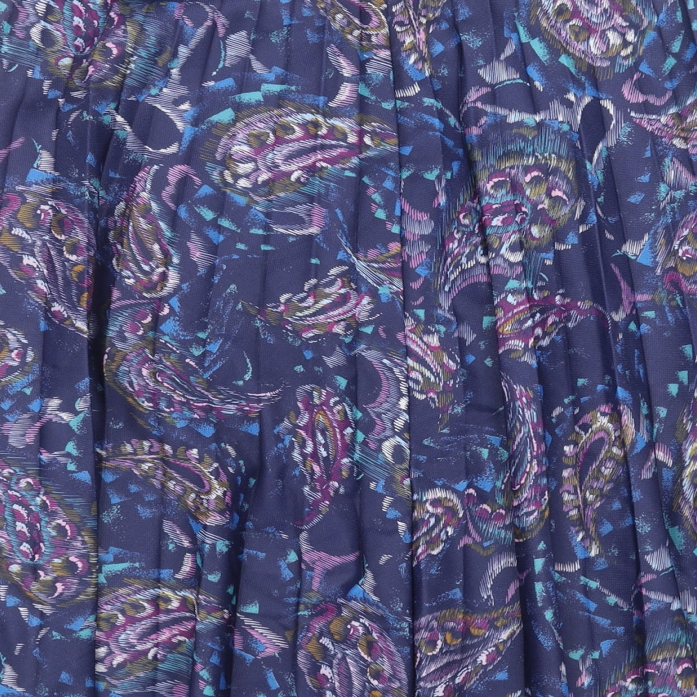 sartor Womens Black Paisley  A-Line Skirt Size 20