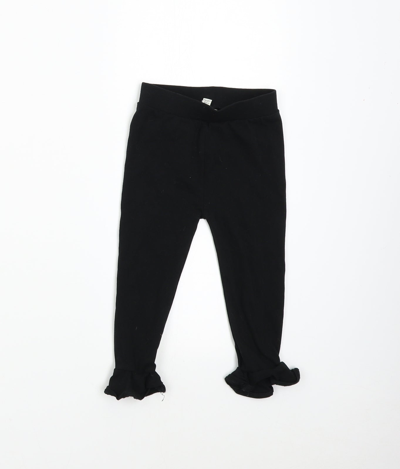 River Island Girls Black   Jogger Trousers Size 18-24 Months