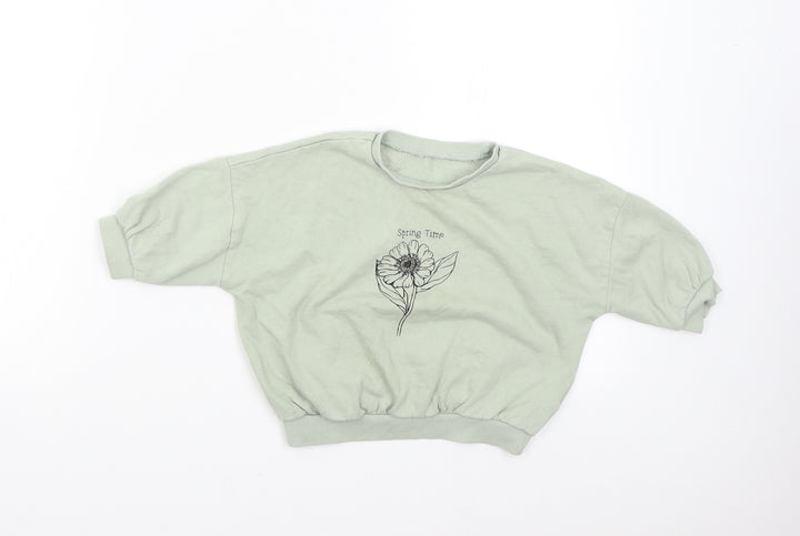 Matalan Baby Green   Pullover Jumper Size 18-24 Months  - Spring Time