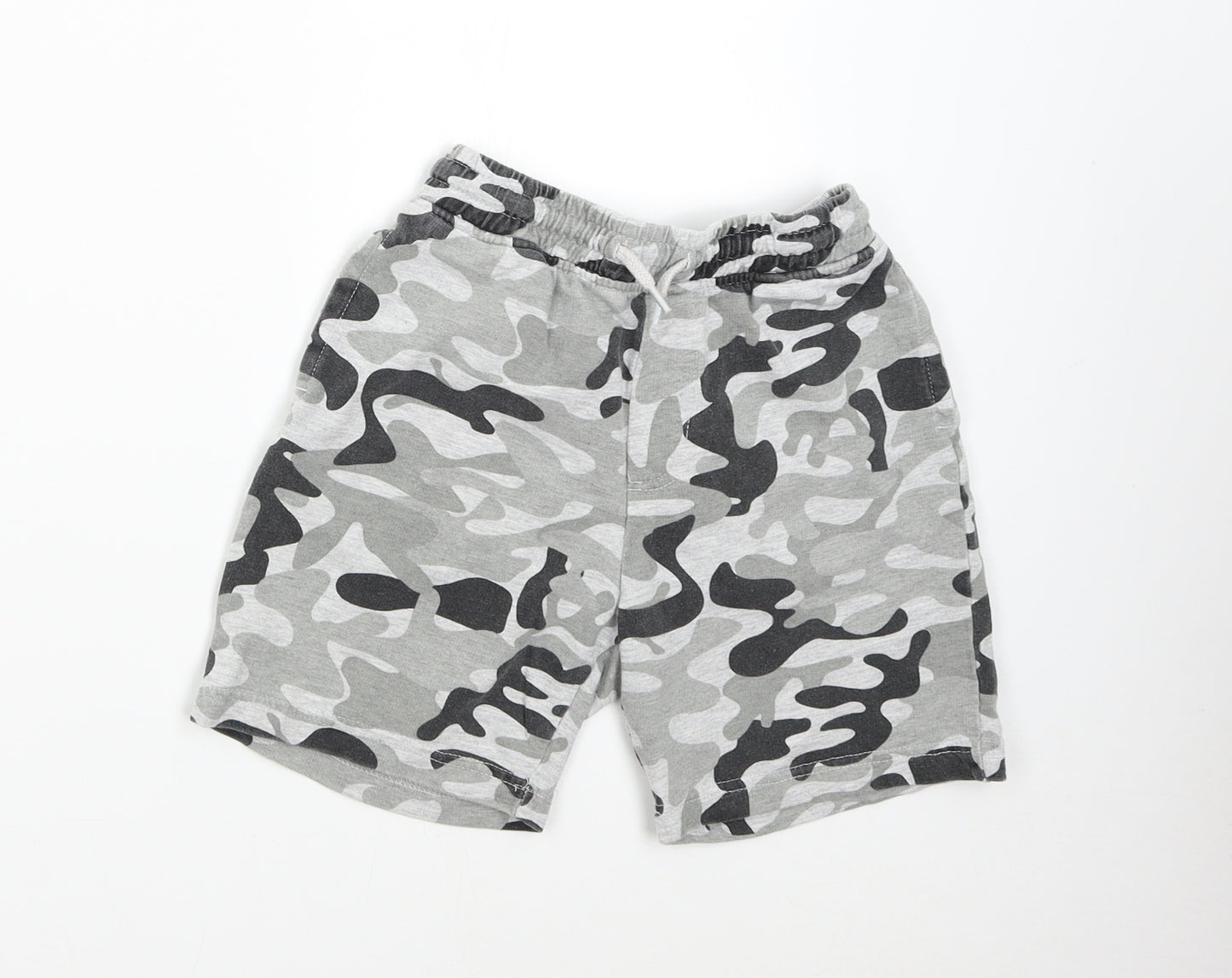 Pep & Co Boys Green Camouflage  Sweat Shorts Size 8-9 Years