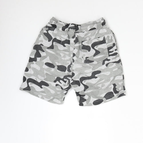Pep & Co Boys Green Camouflage  Sweat Shorts Size 8-9 Years