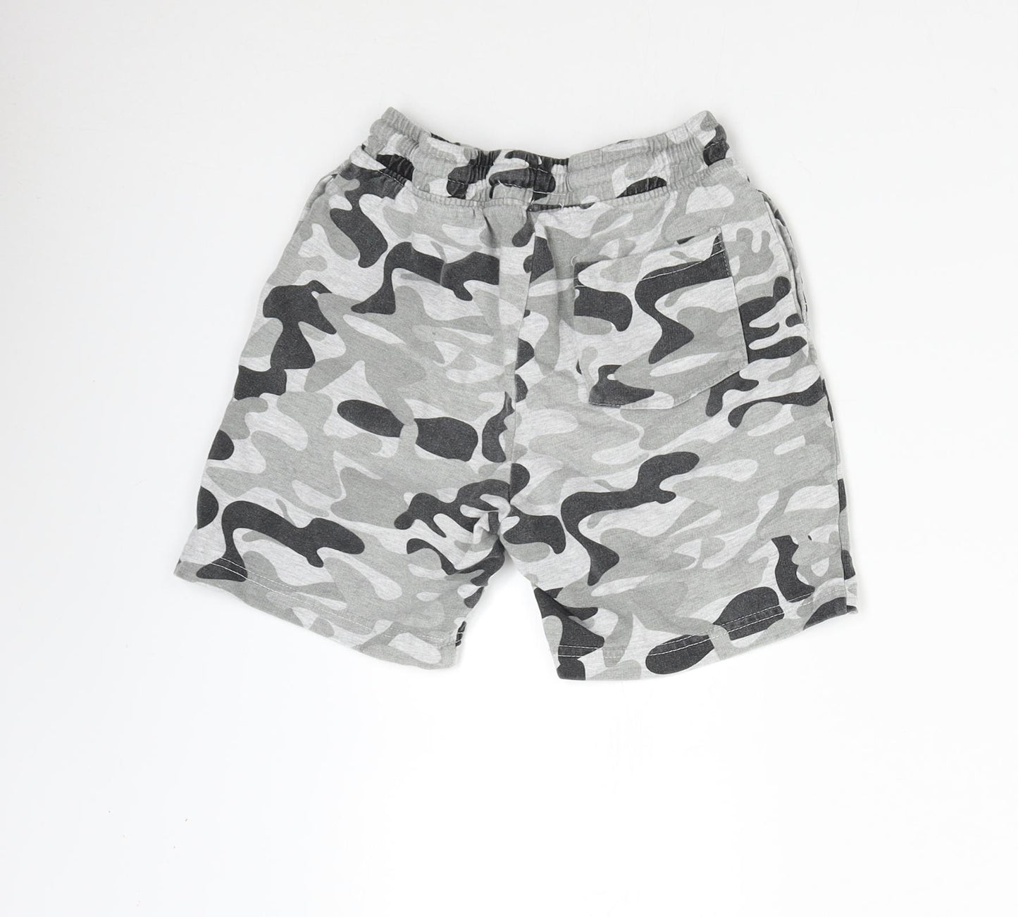 Pep & Co Boys Green Camouflage  Sweat Shorts Size 8-9 Years