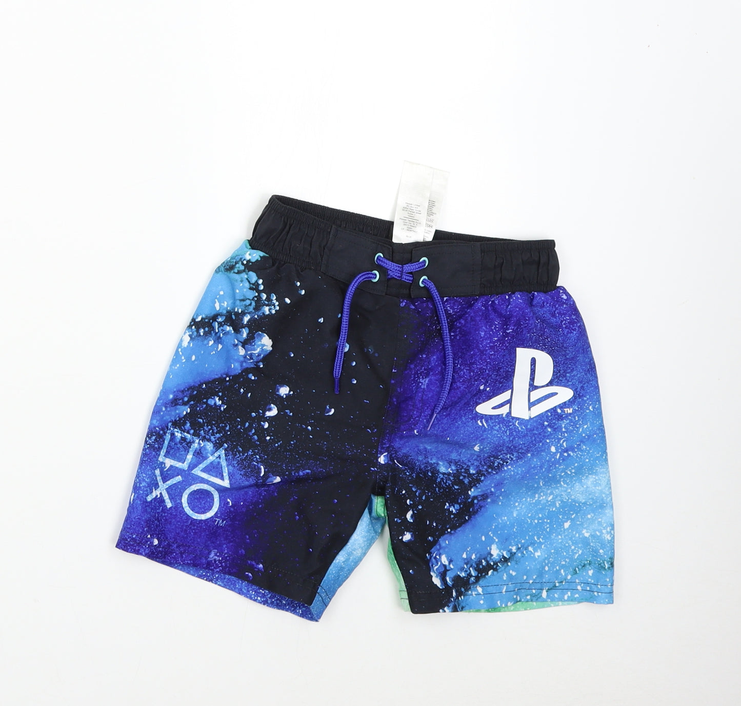 Primark Boys Multicoloured   Bermuda Shorts Size 6-7 Years - Play Station